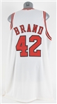 1999-2000 Elton Brand Chicago Bulls Signed Game Worn Home Jersey (MEARS A10/JSA/Bulls Letter) Rookie Of The Year Season