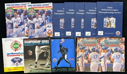 1969-99 National League Championship Series Program Collection - Lot of 12