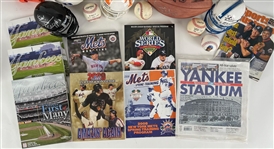 1960s-2000s New York Mets Plaque, Framed Photos, Programs & more (Lot of 45+)