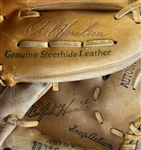 1980's Player Endorsed Store Model Baseball Mitts - Lot of 5 w/ Tom Seaver, Catfish Hunter, Dwight Gooden, Roger Clemens & Orel Hershiser