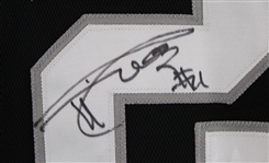 2001-02 Tim Duncan San Antonio Spurs Signed Game Worn Road Jersey (MEARS A10) *Full JSA Letter*