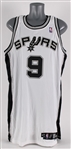 2007-08 Tony Parker San Antonio Spurs Signed Game Worn Home Jersey (MEARS A10) *Full JSA Letter*