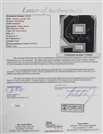 2007-08 Tony Parker San Antonio Spurs Signed Game Worn Home Jersey (MEARS A10) *Full JSA Letter*