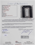 2005-06 Manu Ginobili San Antonio Spurs Signed Game Worn Home Jersey (MEARS A10) *Full JSA Letter*