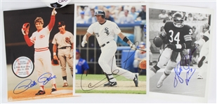 2000's Soccer Baseball Football Signed Memorabilia - Lot of 6 w/ Pele, Mia Hamm, Brandi Chastain, Pete Rose, Walter Payton & More (JSA)
