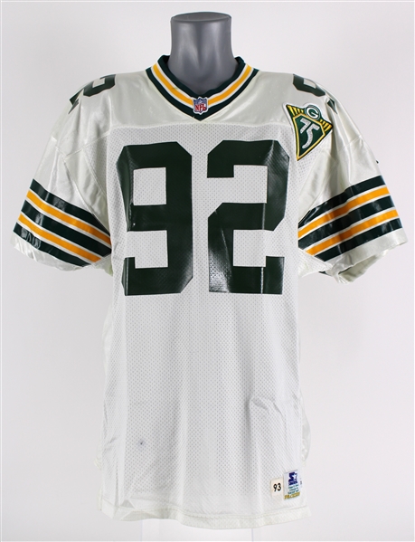 1993 Reggie White Green Bay Packers Road Jersey (MEARS LOA)