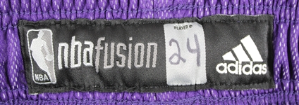 2008-10 Los Angeles Lakers Practice Shorts Attributed to Kobe Bryant (MEARS LOA)