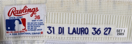 1989 Jack DiLauro New York Mets Signed 1969 20th Anniversary Home Uniform (MEARS LOA/JSA)