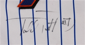 1999 Todd Pratt New York Mets Signed Game Worn Home Jersey (MEARS LOA/JSA)