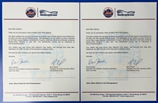 2008 New York Mets Shea Stadium Nikon 24 Stools (Lot of 2)