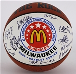 2008 McDonalds All America Game Multi Signed Basketball w/ 24 Signatures Including Jrue Holiday, Kemba Walker, DeMar DeRozan, Tyreke Evans & More (JSA)