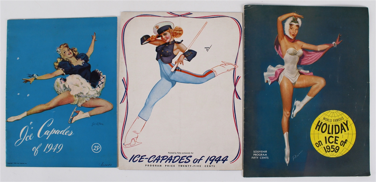 1944-59 Ice Capades & Holiday on Ice Programs - Lot of 3