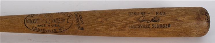 1973-75 Johnny Bench / Joe Morgan Cincinnati Reds H&B Louisville Slugger Professional Model Team Index Bat (MEARS LOA)