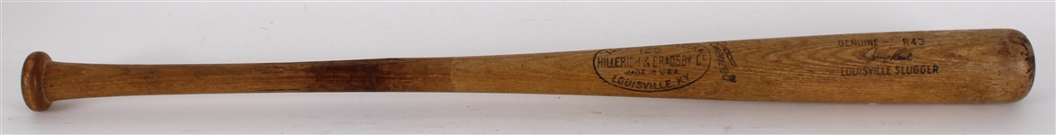 1973-75 Johnny Bench / Joe Morgan Cincinnati Reds H&B Louisville Slugger Professional Model Team Index Bat (MEARS LOA)