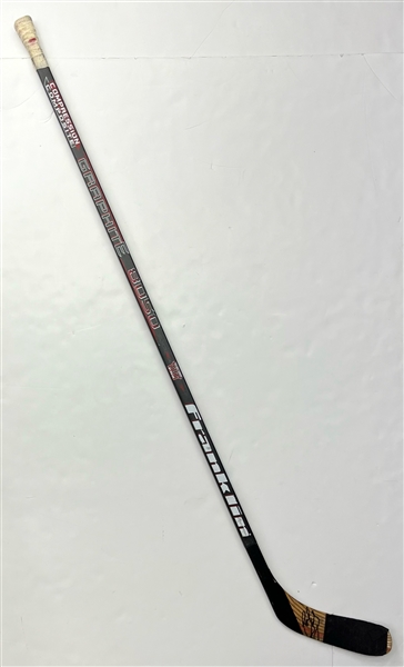 1998-99 Ron Francis Carolina Hurricanes Signed Franklin Game Used Hockey Stick (MEARS LOA & PSA/DNA/JSA)