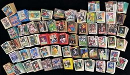 1980s-2000s Baseball Football Basketball Trading Card Collection - Lot of 7,000