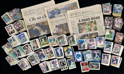 1980's-2000's Baseball Football Basketball Trading Card Collection - Lot of 7,000