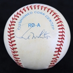 1985-89 Paul Molitor Milwaukee Brewers Signed Milwaukee County Stadium OAL Brown Game Used Baseball (MEARS LOA/JSA)