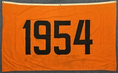 1954 New York Giants World Series Champions 55" x 90" Spring Training Stadium Flag (MEARS LOA)
