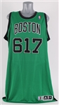 2013 Boston Celtics 617 Boston Strong Boston Marathon Home Opener Jersey (MEARS LOA)