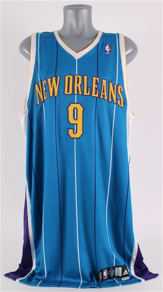 2008-09 Morris Peterson New Orleans Hornets Game Worn Road Jersey (MEARS LOA)