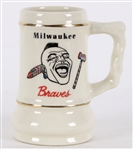 1950s Milwaukee Braves 4" Ceramic Mug