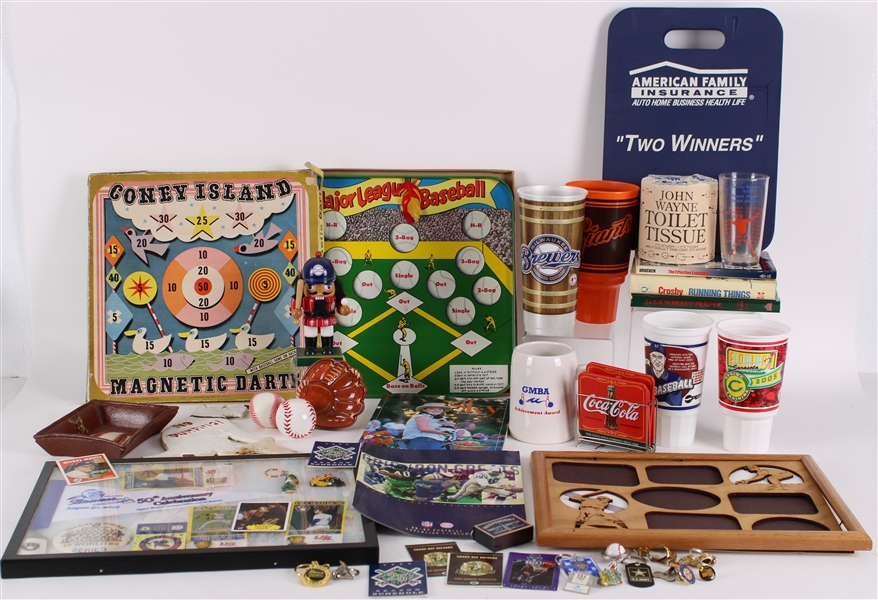 1950s-2000s Baseball Americana Memorabilia Collection - Lot of 50+