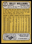 1968 Billy Williams Chicago Cubs Topps Trading Card #37