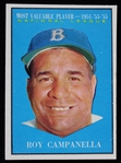 1961 Roy Campanella Brooklyn Dodgers Topps Trading Card #480