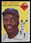 1954 Jackie Robinson Brooklyn Dodgers Topps Trading Card #10