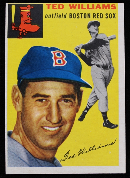 1954 Ted Williams Boston Red Sox Topps Trading Card #250