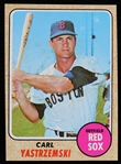 1968 Carl Yastrzemski Boston Red Sox Topps Trading Card #250