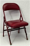 1960s-94 Chicago Bulls Chicago Blackhawks Chicago Stadium Padded Bela Folding Chair (MEARS LOA)