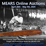 1920s George "Babe" Ruth New York Yankees H&B Louisville Slugger 40K Professional Model Bat (MEARS LOA)