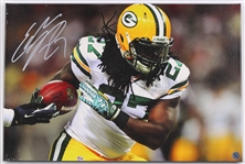 2013-16 Eddie Lacy Green Bay Packers Signed 16" x 23" Canvas Print (JSA)