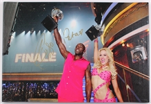 2012 Donald Driver Peta Murgatroyd Dancing With The Stars Signed 16" x 23" Canvas Print (JSA)