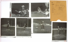 1954 Gene Conley Milwaukee Braves Photograph Negatives (Lot of 14)