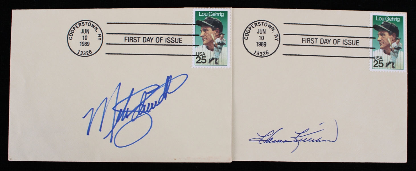 1960s-80s Mike Schmidt Philadelphia Phillies and Harmon Killebrew Minnesota Twins Signed Envelopes (JSA)