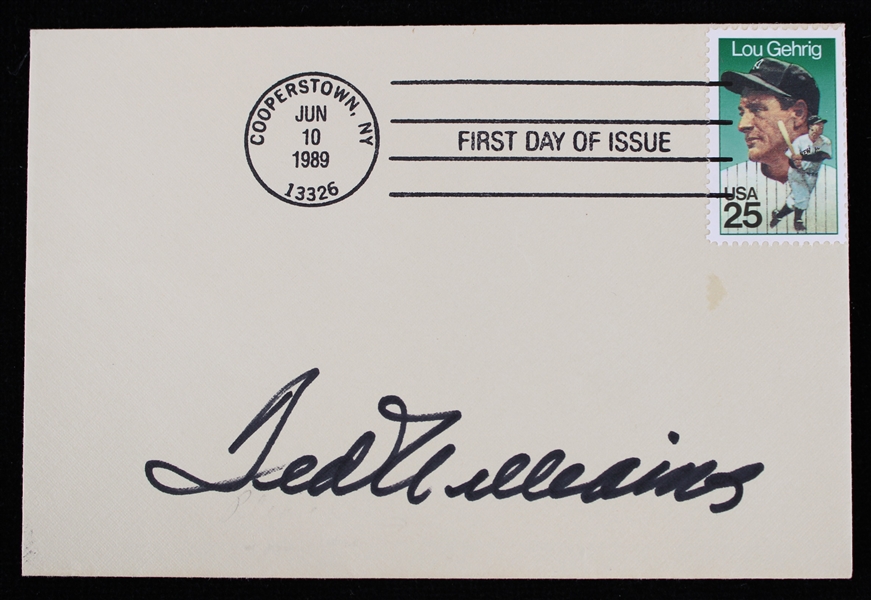 1939-60 Ted Williams (d.2002) Boston Red Sox Signed Envelope (JSA)
