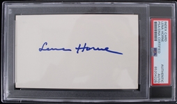 Lena Horne (d.2010) Singer Dancer Actress and Activist Signed Index Card (PSA/DNA Slabbed)