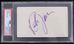 Rick James (d.2004) Musician Signed Index Card (PSA/DNA Slabbed)
