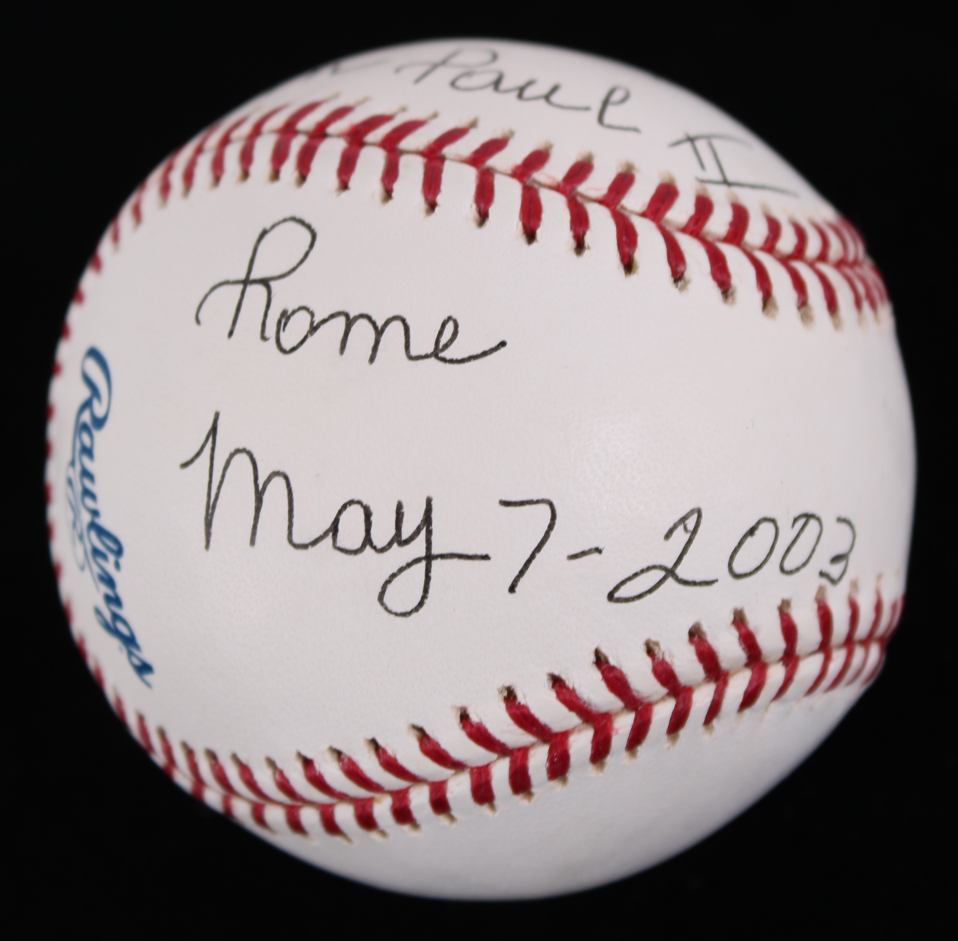 Ruben Sierra Signed In-Person Rawlings Official Major League Baseball