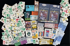 1980s-2000s Milwaukee Brewers County Stadium / Miller Park Ticket Stub Collection - Lot of 1,900+