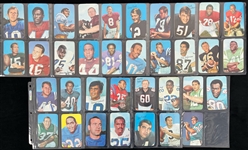 1970 Topps Super Football Trading Cards - Complete Set of 35