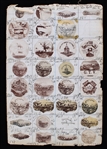 1900s 1.5" and 2" Pinback Button Proofs Sheet 