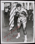 1970s very early George Foreman Signed 8"x10" B&W Vintage Photo