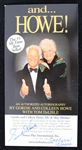 1990s  Gordie Howe (d.2016) Detroit Red Wings and Colleen Howe Autographed Book Flyer (JSA)