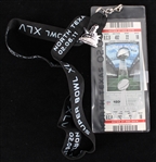 2011 Green Bay Packers vs Pittsburgh Steelers Super Bowl XLV Full Ticket and Lanyard (Lot of 2)