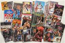 1980s-2000s NBA & MLB Sports Illustrated, Beckett Basketball Monthly, Programs, Yearbooks & more (Lot of 200+)