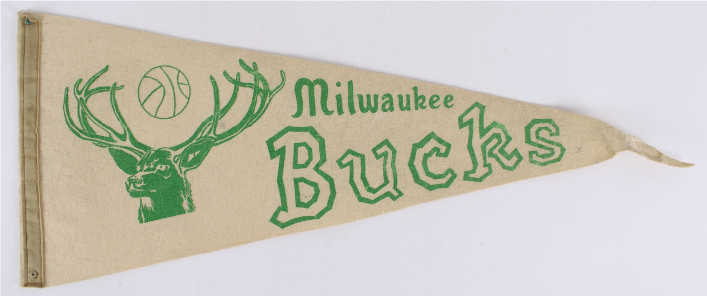 1968-69 Milwaukee Bucks Inaugural Season 29" Full Size Pennant